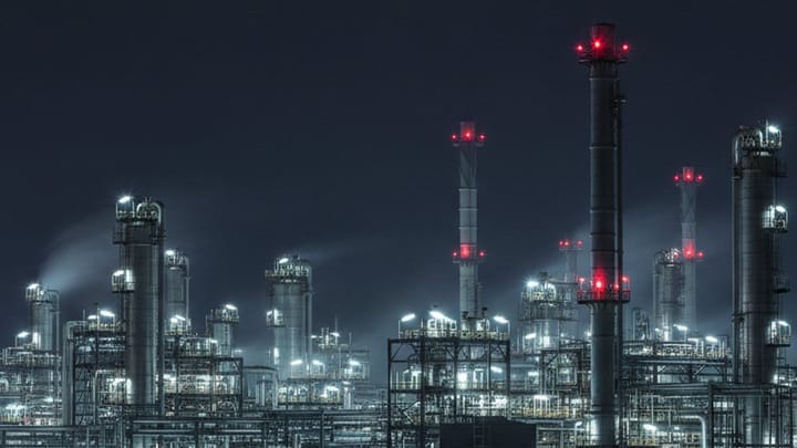 Instalación en sector petróleo y gas